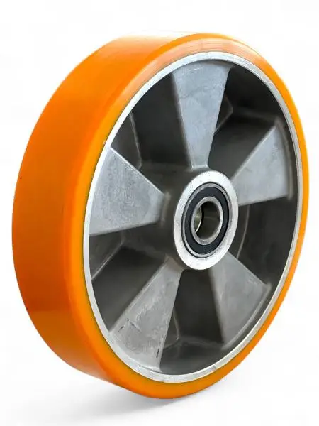 PU on aluminum wheel