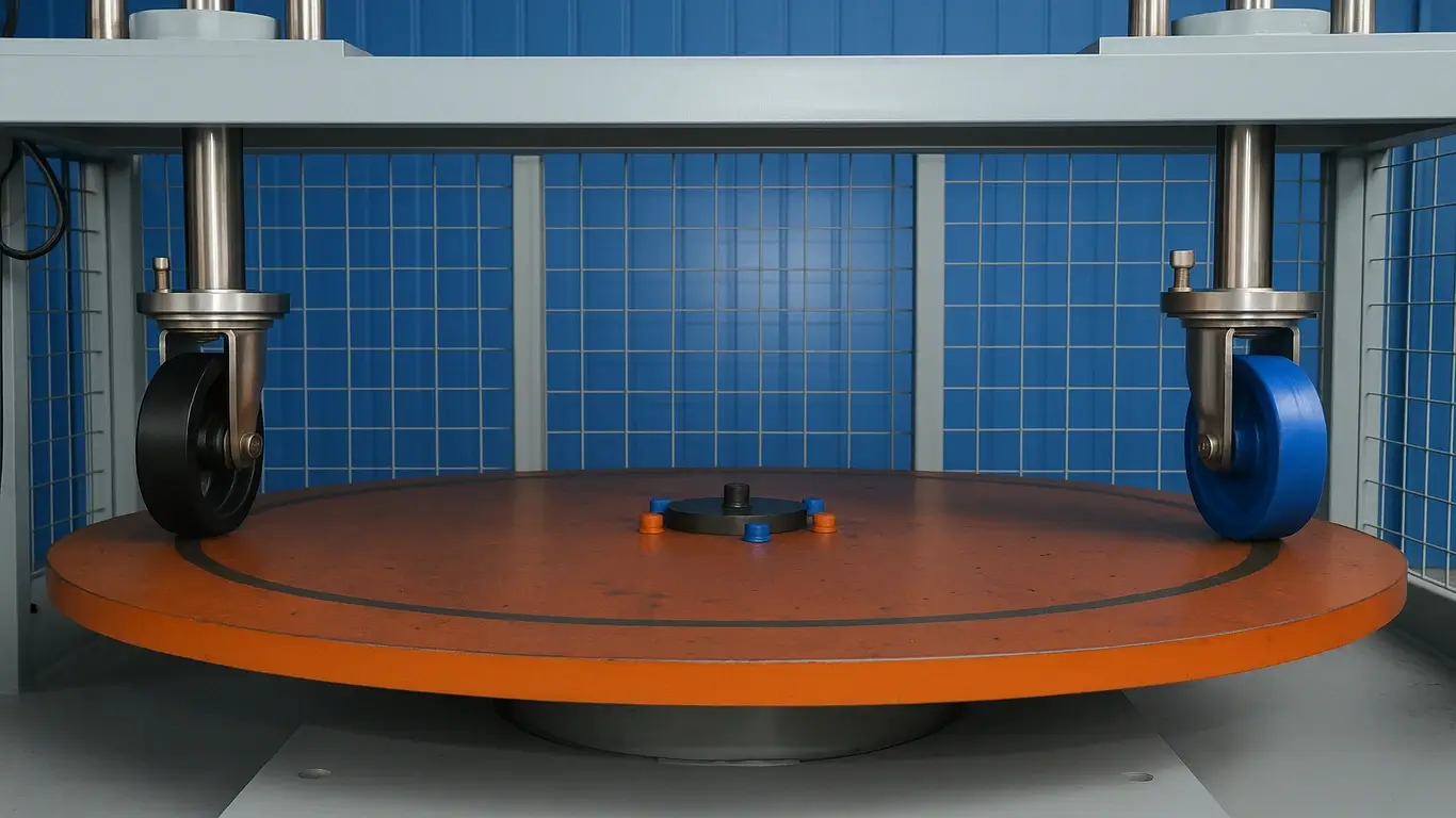 caster dynamic load test machine
