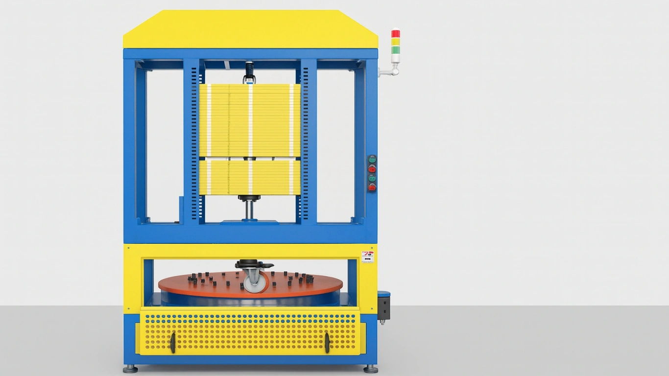 a castor dynamic load test machine