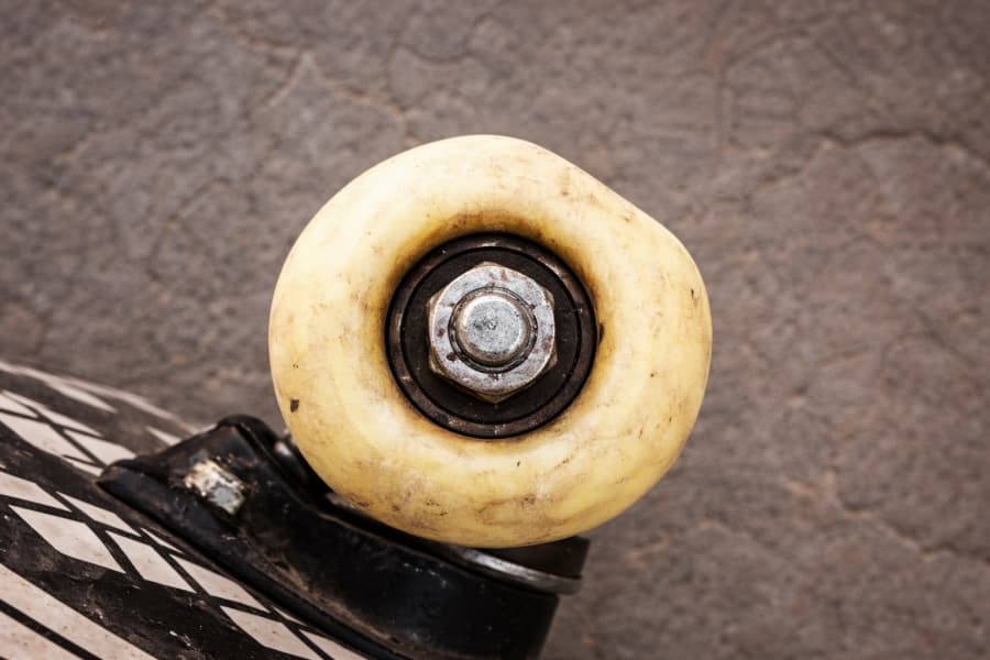 a flat spot forms on a wheel