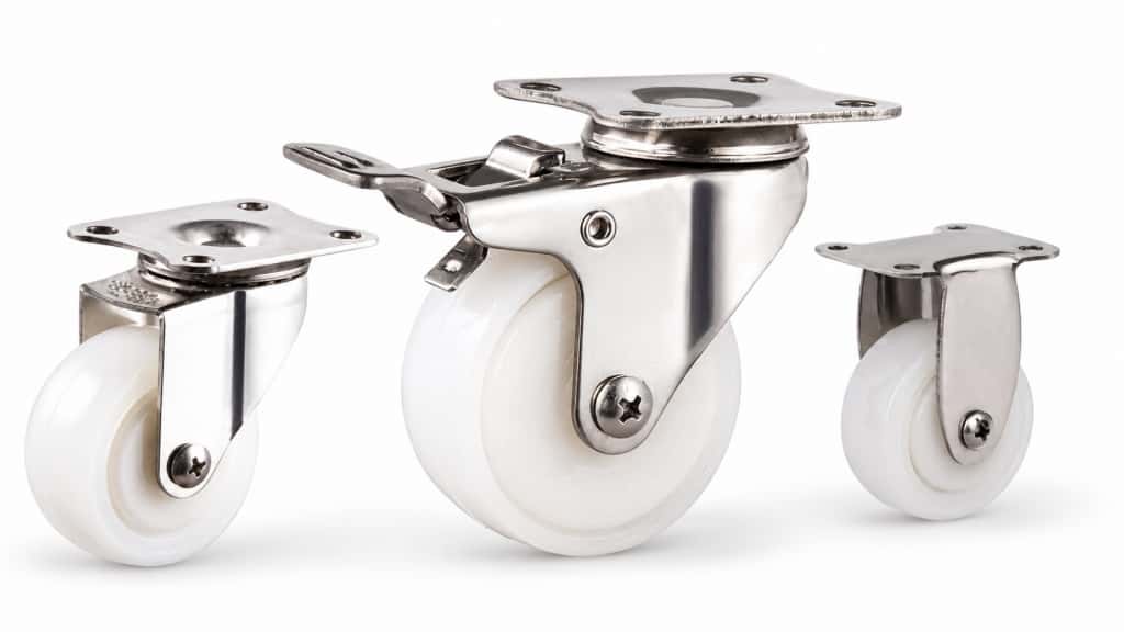 stainless steel light duty nylon caster product display image