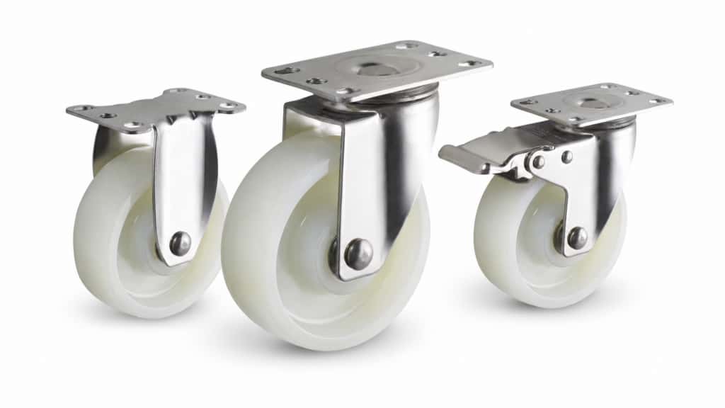 stainless steel medium duty nylon caster product display image