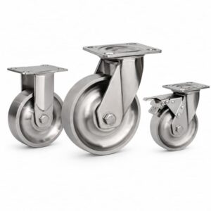 heavy-duty stainless steel caster with stainless steel wheel